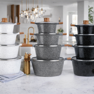 5in1 Kala Non Stick Cast-Aluminium Cookware Sets