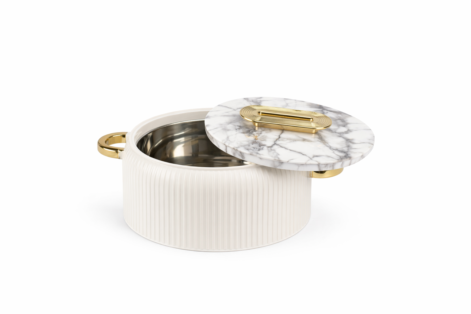 Dual-Tone Luxury 3pcs Food Warmer Set - Image 2