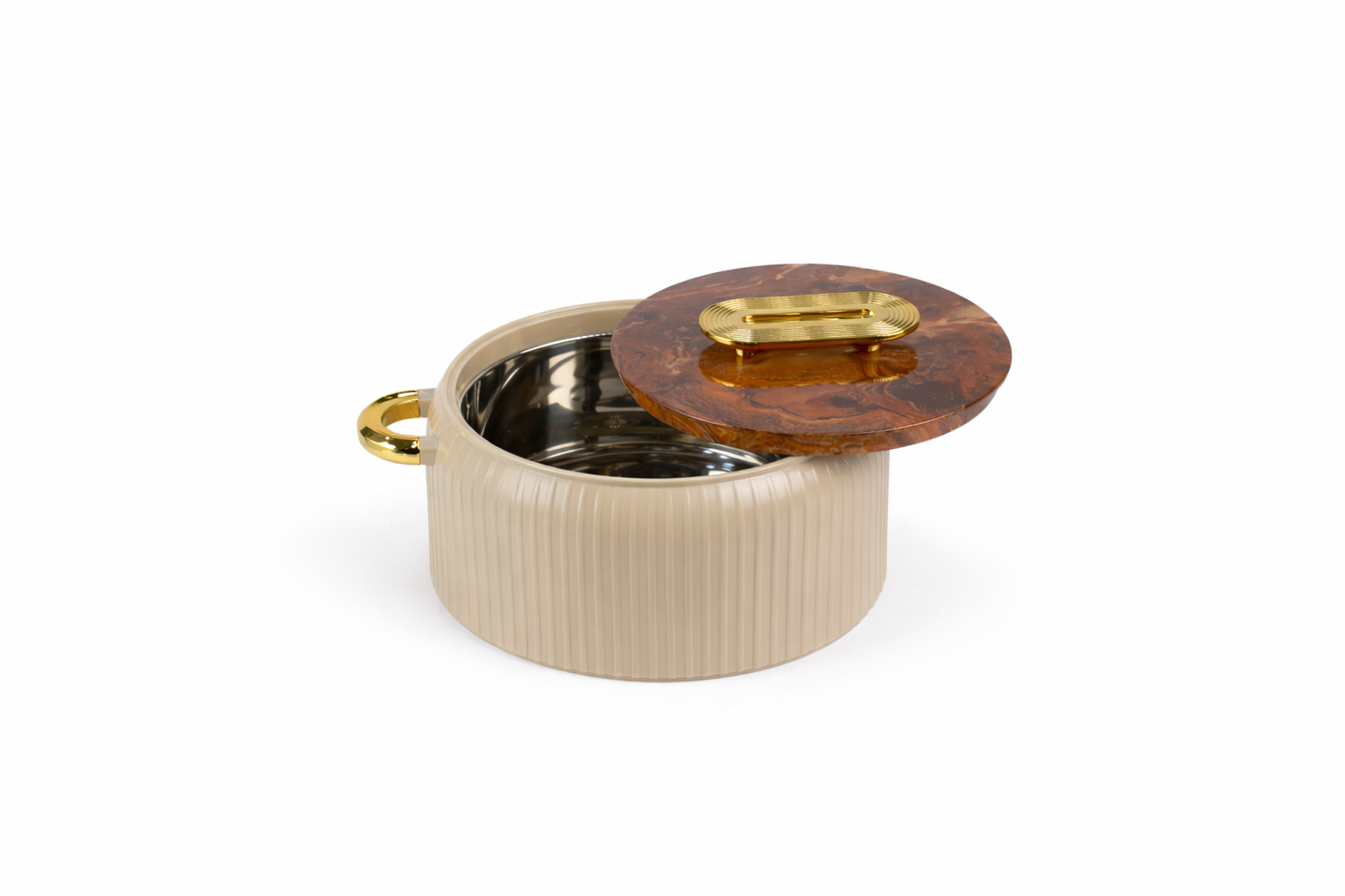 Dual-Tone Luxury 3pcs Food Warmer Set - Image 4