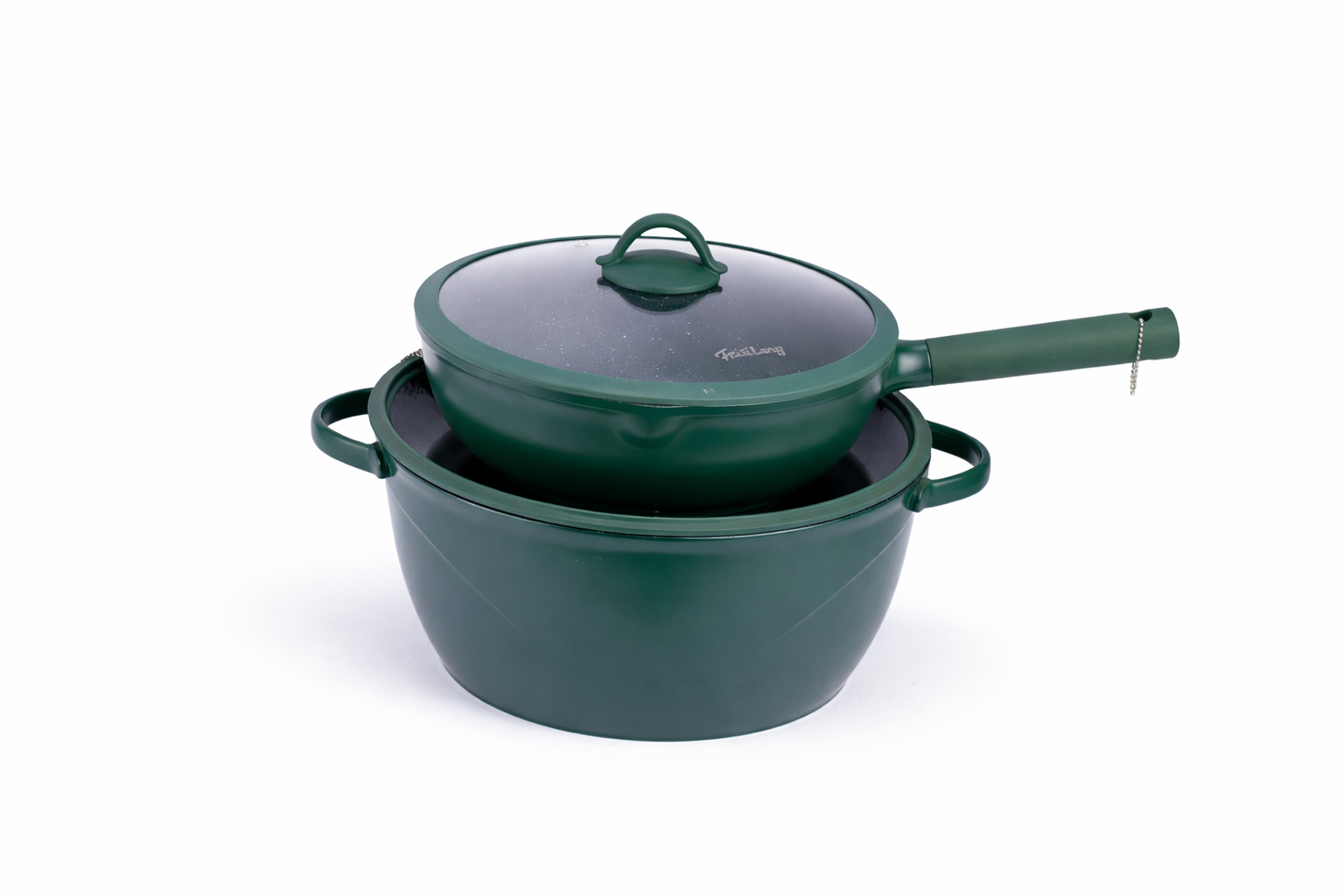 5pcs FeisiLang Durable Non-tick Micro Pressure Cookware Set - Image 3