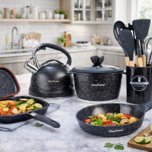 20pcs-7in1-Haus Roland Non-stick Granite Cookware