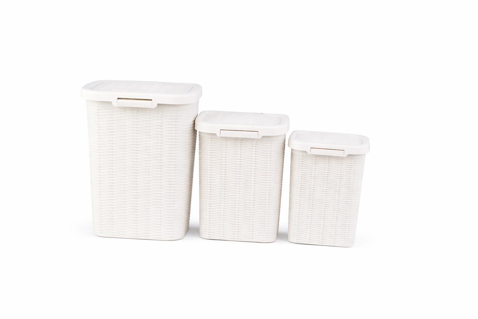 Elegance Rattan-Look Stackable Waste Bin