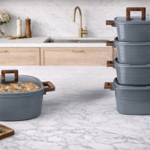 6 in1 Donnor Granite Non-Stick 6 Layers Protective Cookware Sets