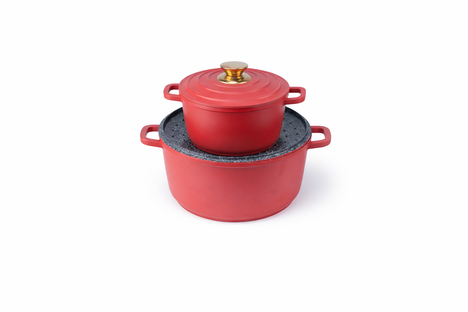 Donnor Die-Cast Non-Stick Coating 6 Layers protection Cookware Set - Image 2