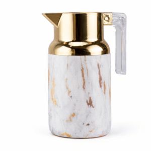 Luxury Marble & Gold Thermal Carafe (1L)