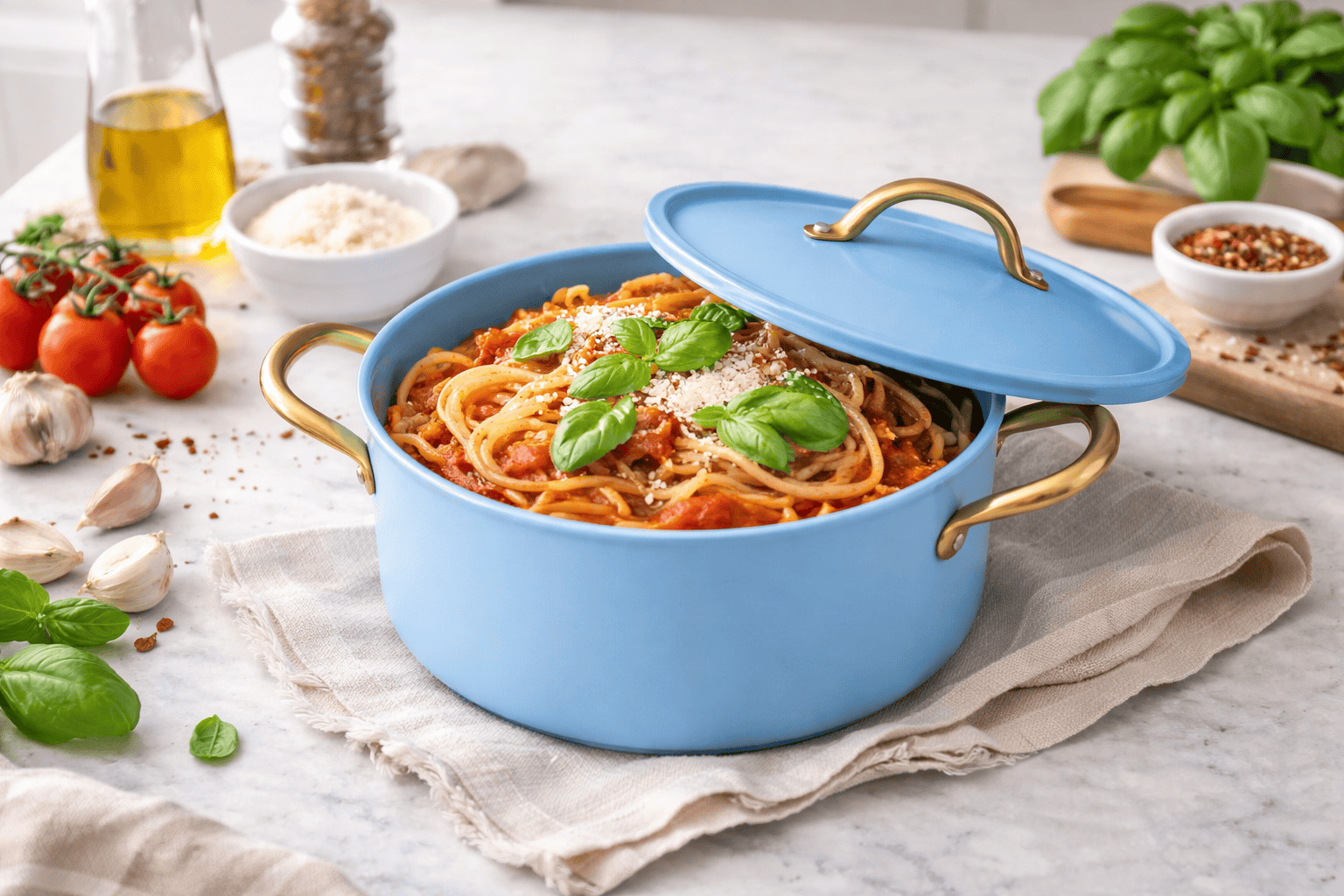 5in1 Granite Cookware pot Set - Image 5