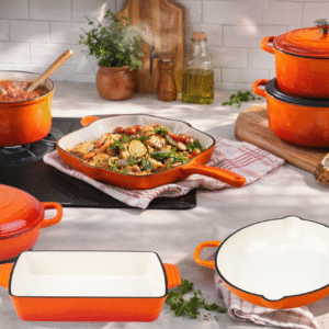 7 in 1 Vimigo Cast Iron Cookware Set