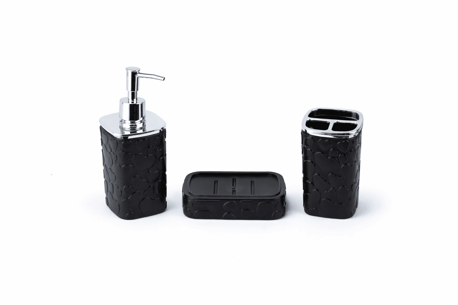Love Textured 6-Piece Bathroom Accessories Set - Image 4