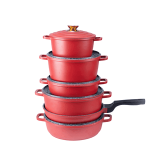 Donnor Die-Cast Non-Stick Coating 6 Layers protection Cookware Set