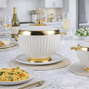 High Quality Double Layer Thermal Insulated Casserole Food Storage\Container