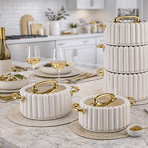 Forever Gold Casserole Insulated Food Warmer Container| Keeps Food Hot & Fresh!