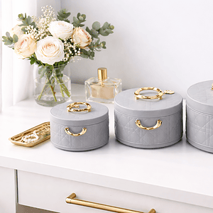 Luxury Insulated Food Warmer Casserole with a Quilted Pattern