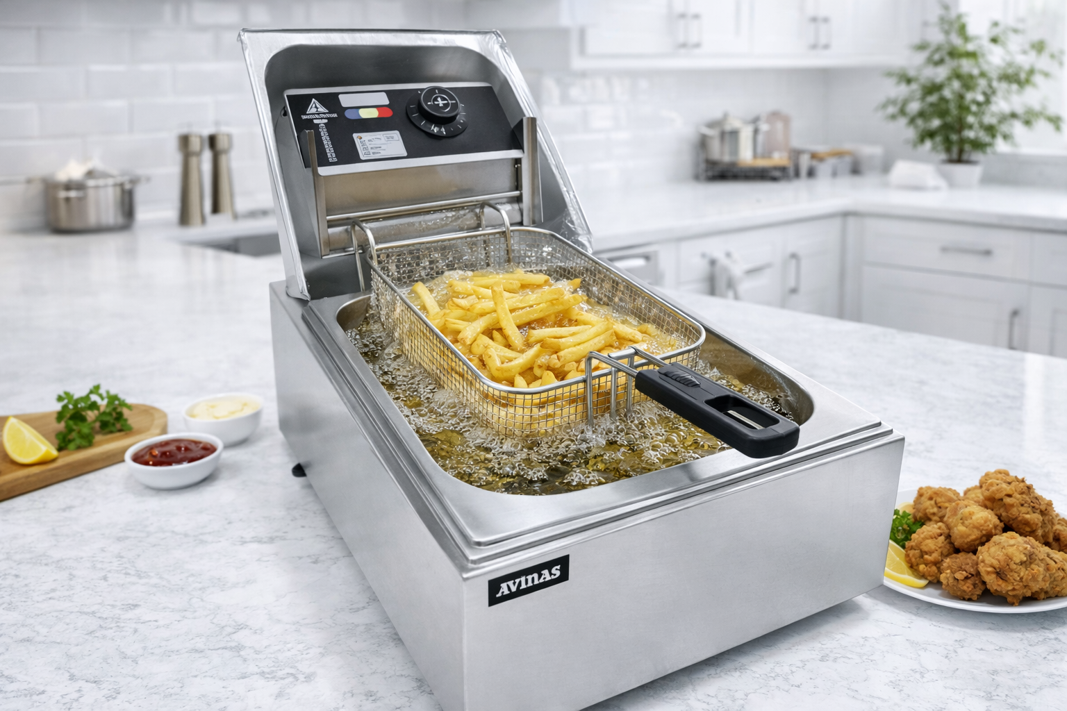 Single Tank Electric Deep Fryer