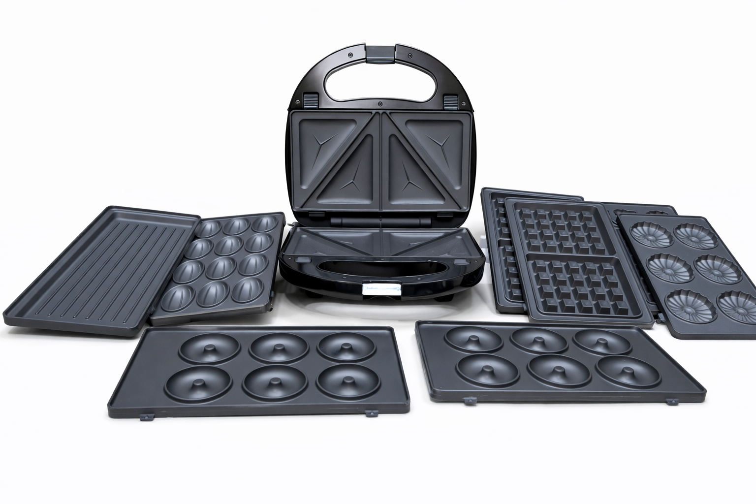 6in1 Mini Electric Sandwich, toaster & Waffle Maker - Image 4