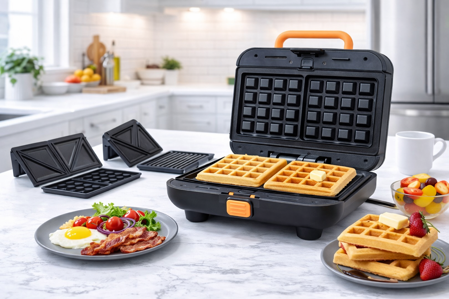 Slivers Criest 3in1 Electric Sandwich Maker - Image 3