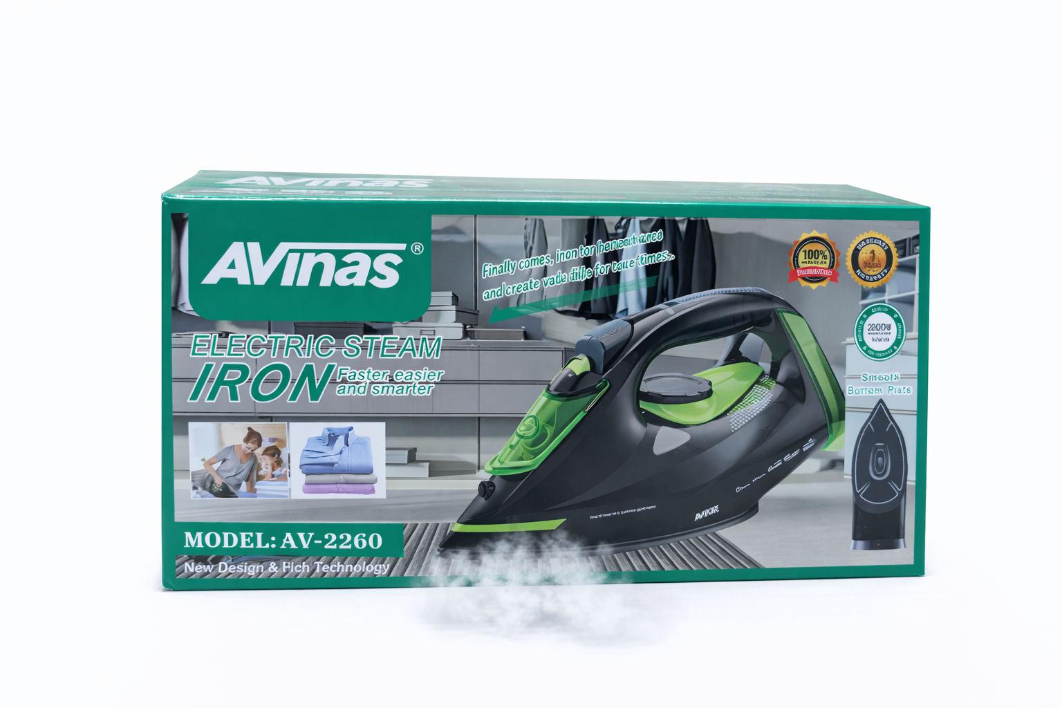 Avinas AV-2260 Electric Steam Iron - Image 4