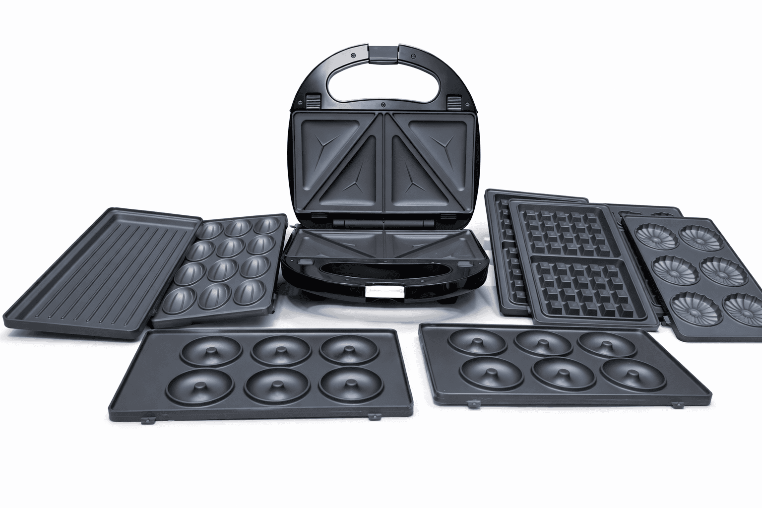 6in1 Mini Electric Sandwich, toaster & Waffle Maker - Image 4