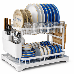 2-Tier Dish Drying Rack