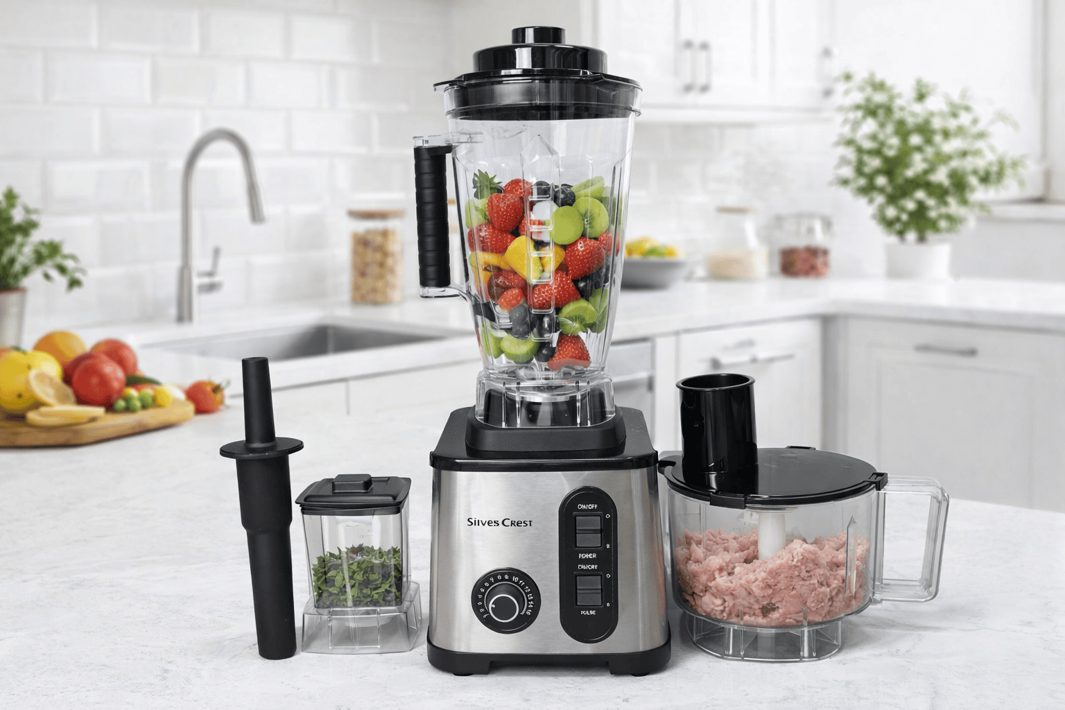 Slivers Criest 3-in-1 Multi-function Food Processor - Image 2