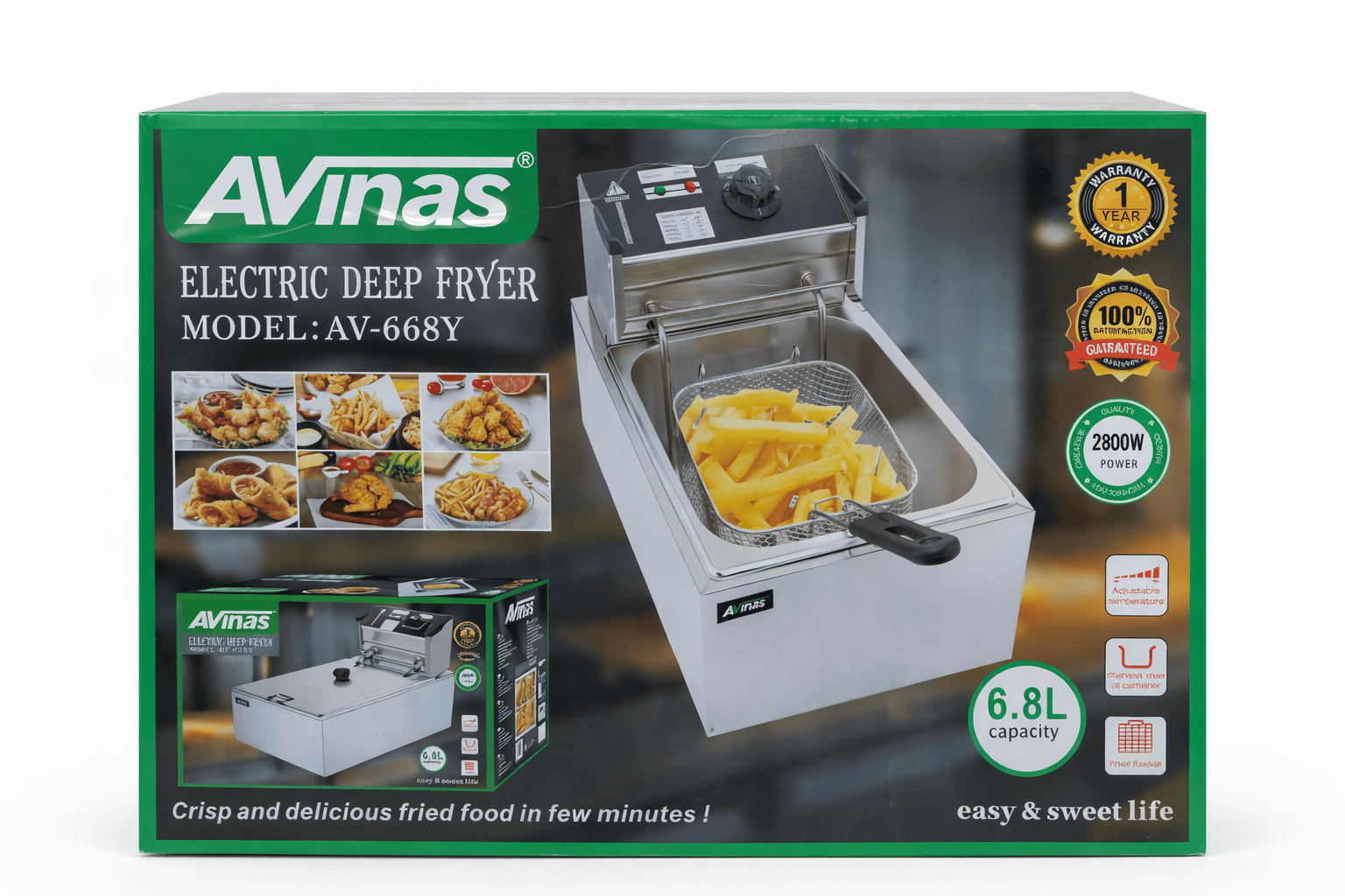 Single Tank Electric Deep Fryer - Image 4