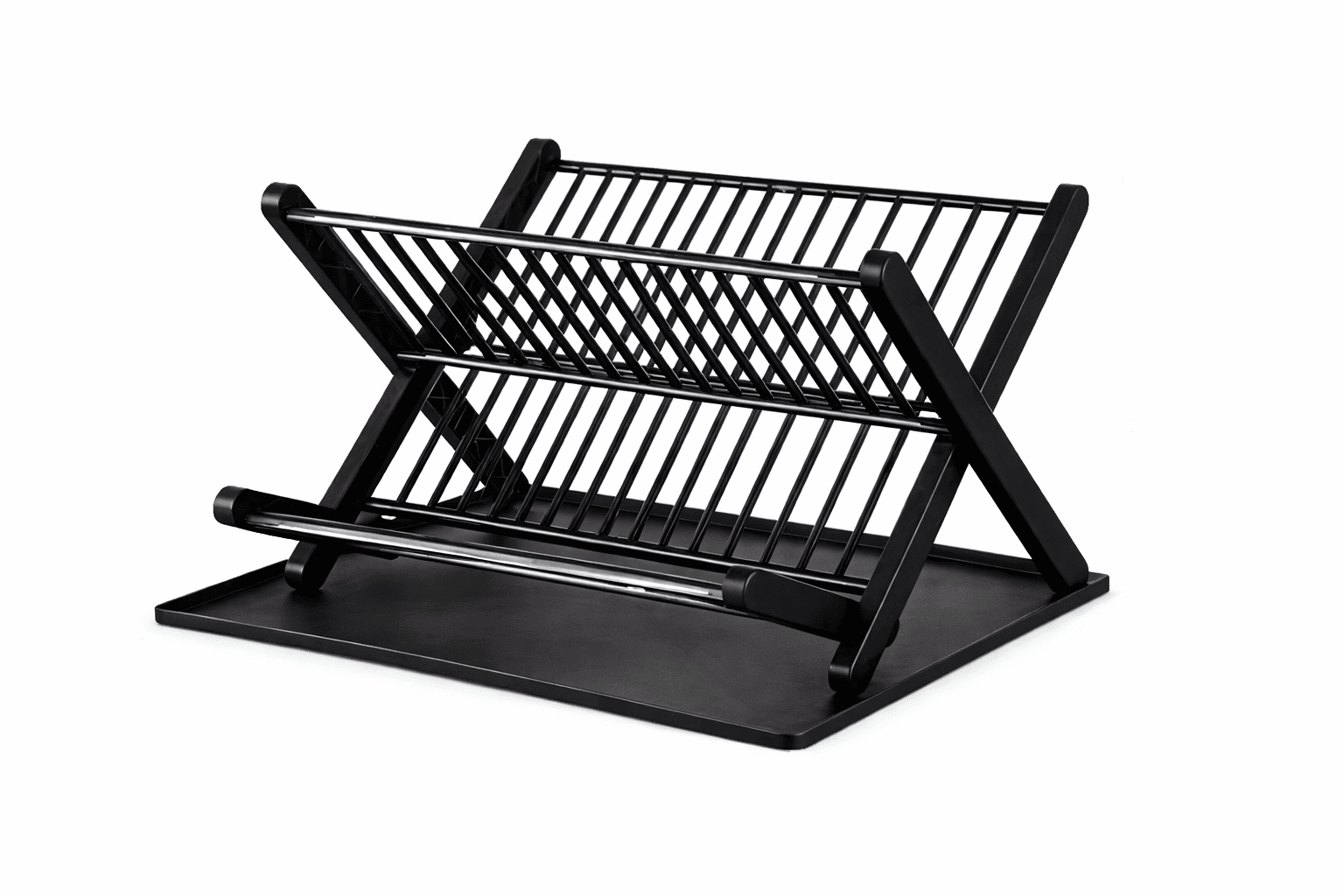 Foldable Stainless Steel Kitchen Dish Drying Rack - Image 2
