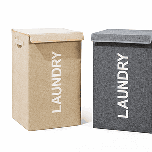 Household Folding Cotton Linen Storage Box