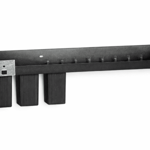 3-Cup Multi-Purpose Wall-Mounted Organizer – Matte Black Adhesive Storage Rack for Kitchen Utensils & Bathroom Toiletries