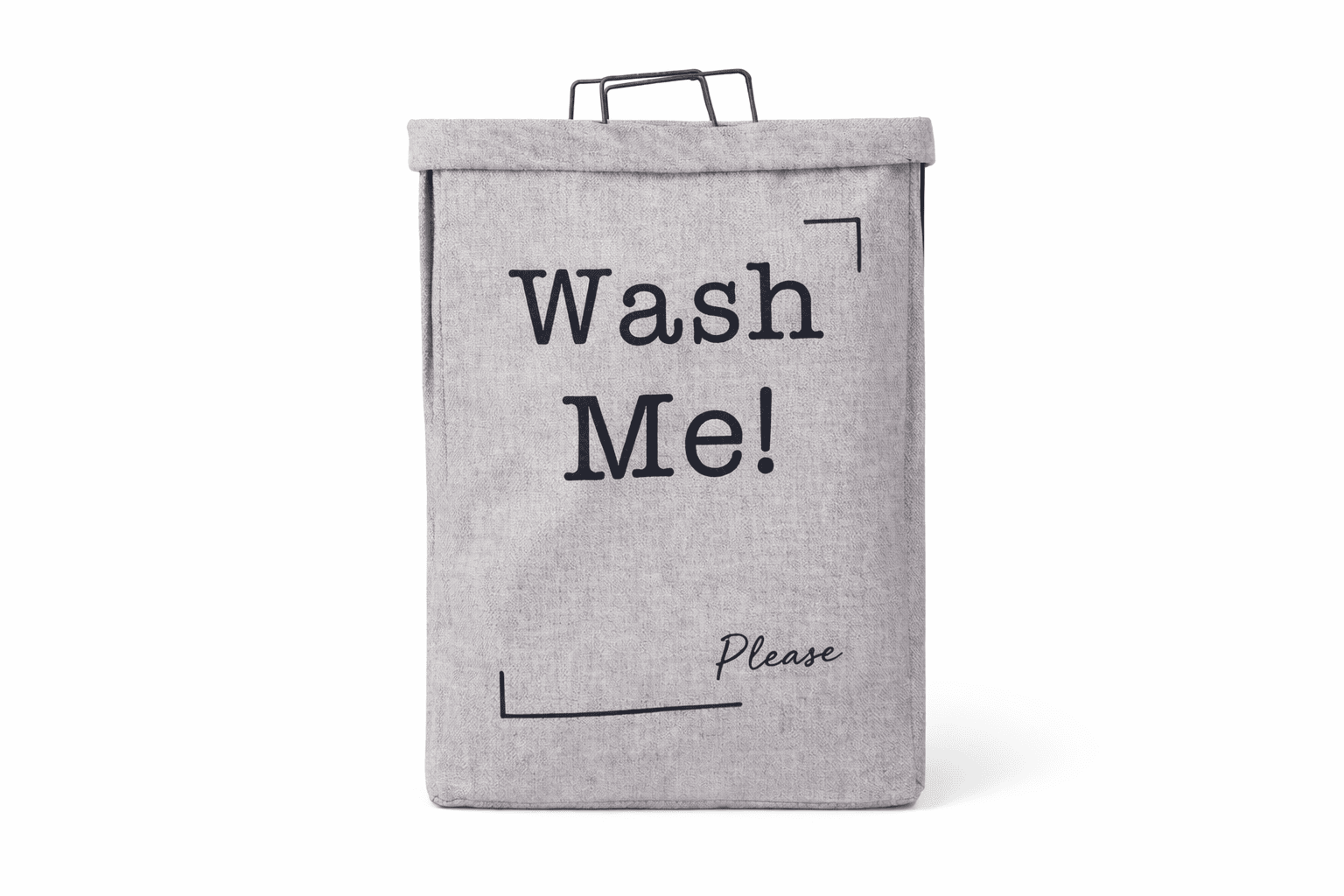 Premium Foldable Cotton-Linen Laundry Hamper with Sturdy Iron Frame - Image 3