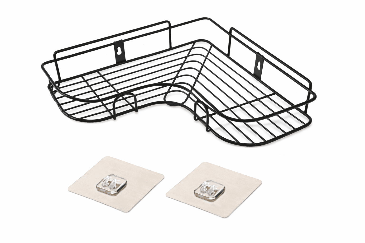 Adhesive Shower Organizer| Corner Bathroom Shelf