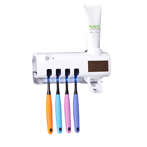 Smart Toothbrush Disinfector/UV Sterilizer & Automatic Toothpaste Dispenser