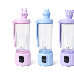 Portable Rechargeable Cat-Themed Juicer Cup – USB Mini Smoothie & Juice Maker