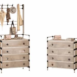 Luxury Multi-Tier Entryway Organizer – Available in Slim Flip-Drawer Cabinet or 2-in-1 Hanging Rack Combo