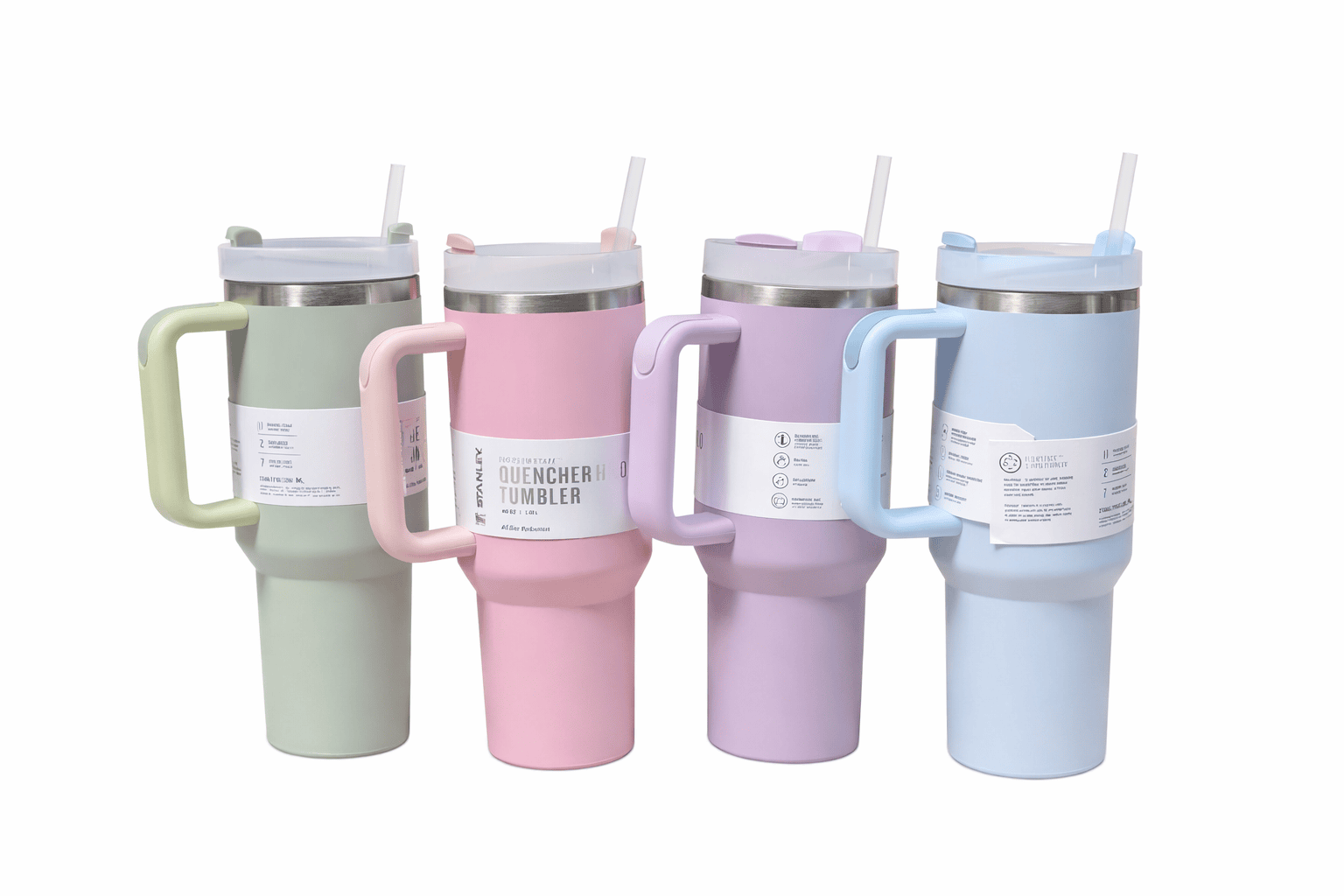 Stanley Quencher H2.0 Insulated Stainless Steel Tumbler with Handle and Straw